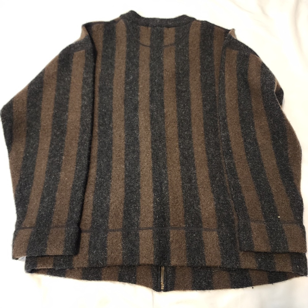 Vintage Letters Grandpa Dad‎ Mens Cardigan Sweater Size S Wool - Picture 7 of 7